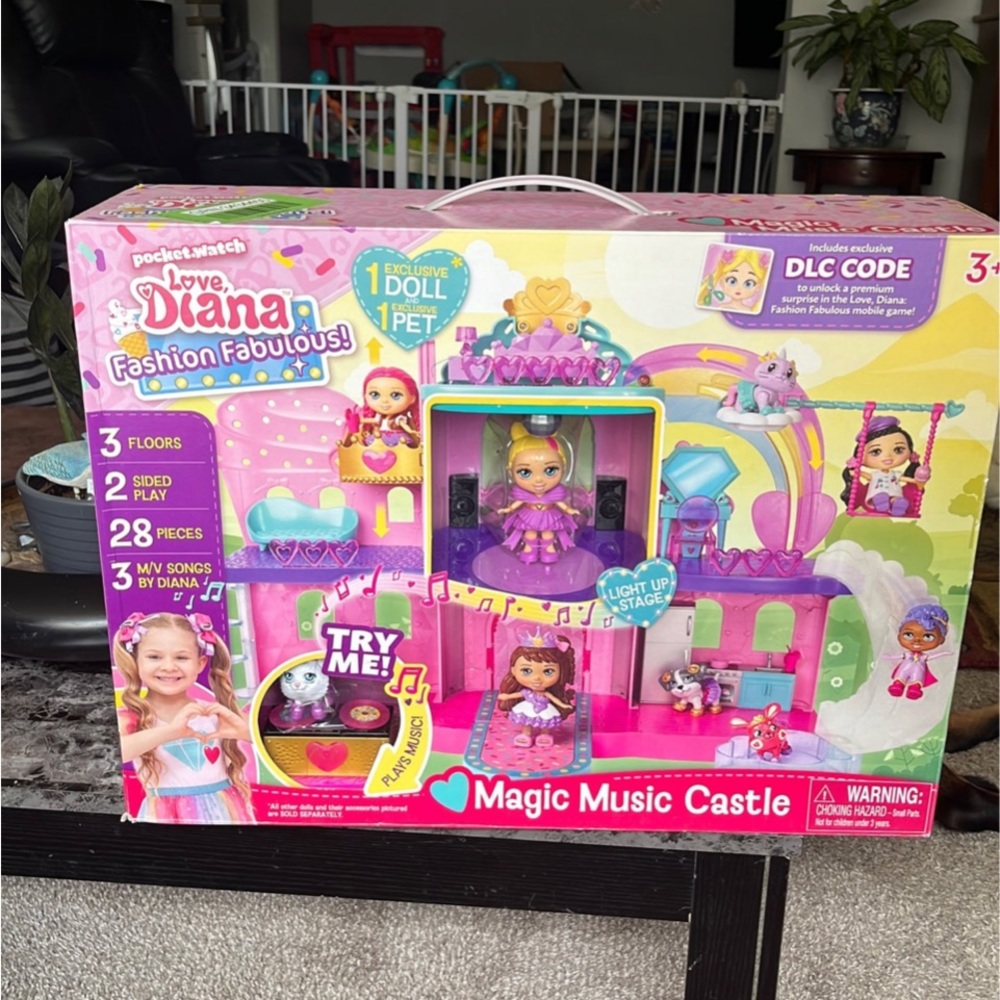 magic music castle for ages 3+ new still in the box from a smoke free home